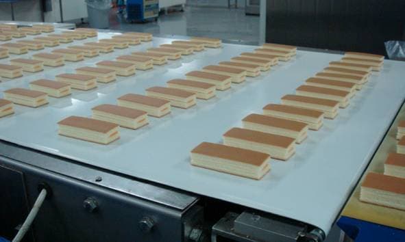 Cinta transportadora de pan cinta transportadora de PU blanca - 1