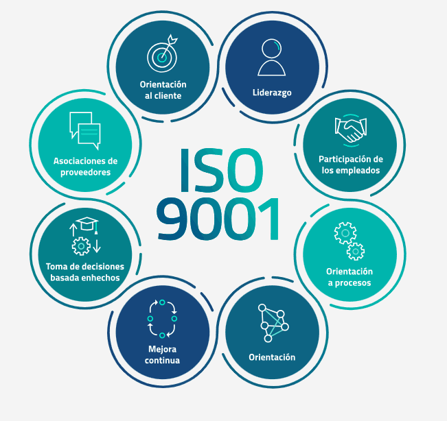ISO 9001 . Calidad en Procesos  para optar por la certificación . Fundamental en la industria alimenticia internacional . - 1