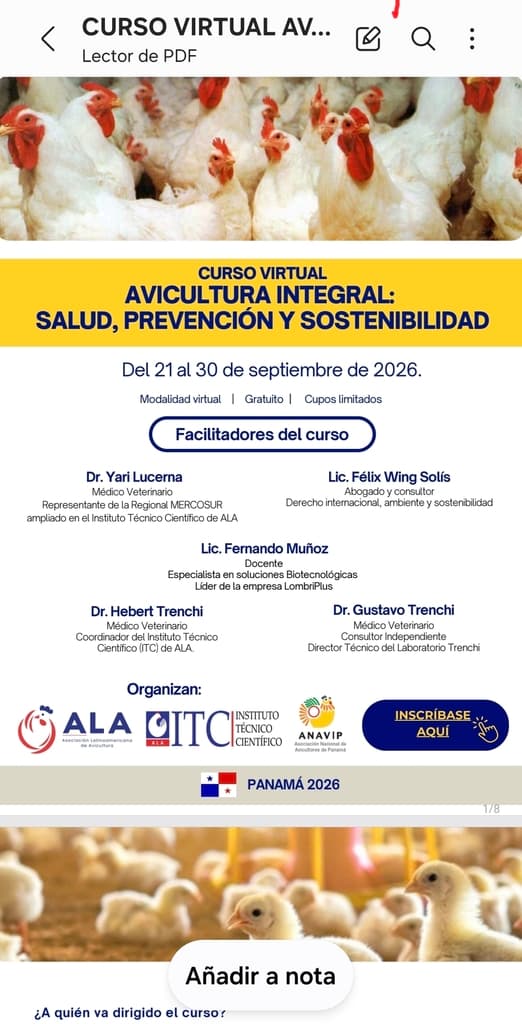 Curso Virtual de Avicultura Integral - 1
