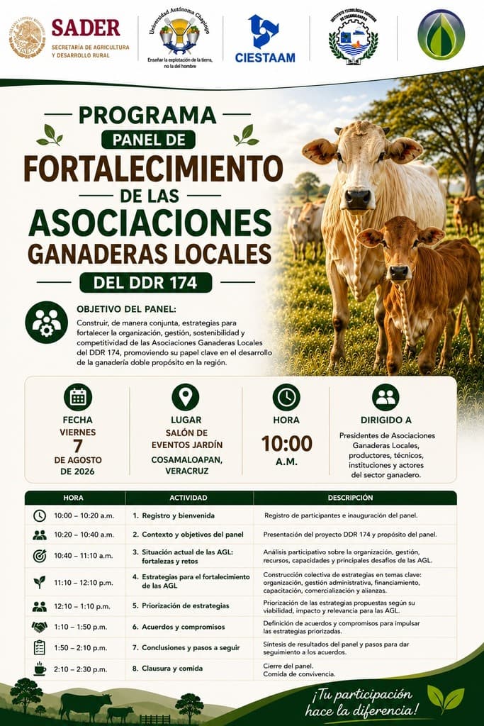 Panel Fortalecimiento de las Asociaciones Ganaderas Local en la Cuenca Baja del Papaloapan, Veracruz - 2