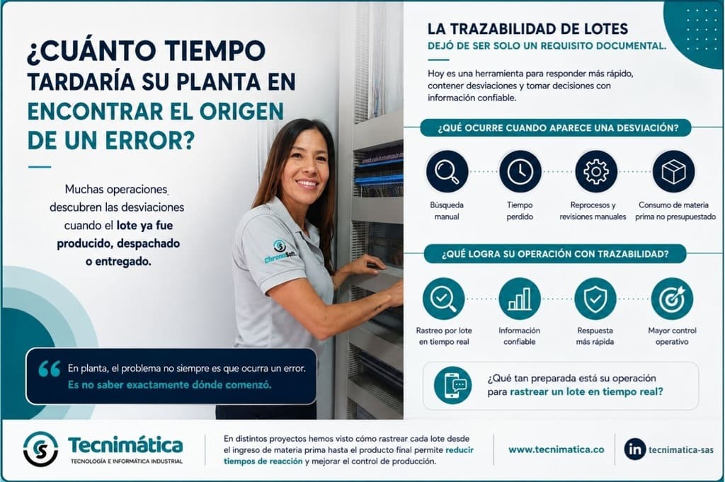 Más visibilidad, menos incertidumbre: La trazabilidad permite transformar datos dispersos en decisiones rápidas y confiables. - 1