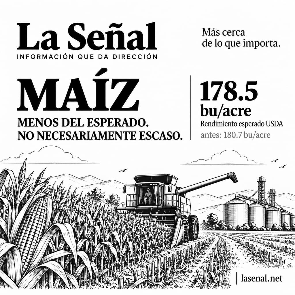 Menos maíz del esperado, pero no necesariamente maíz escaso - 1