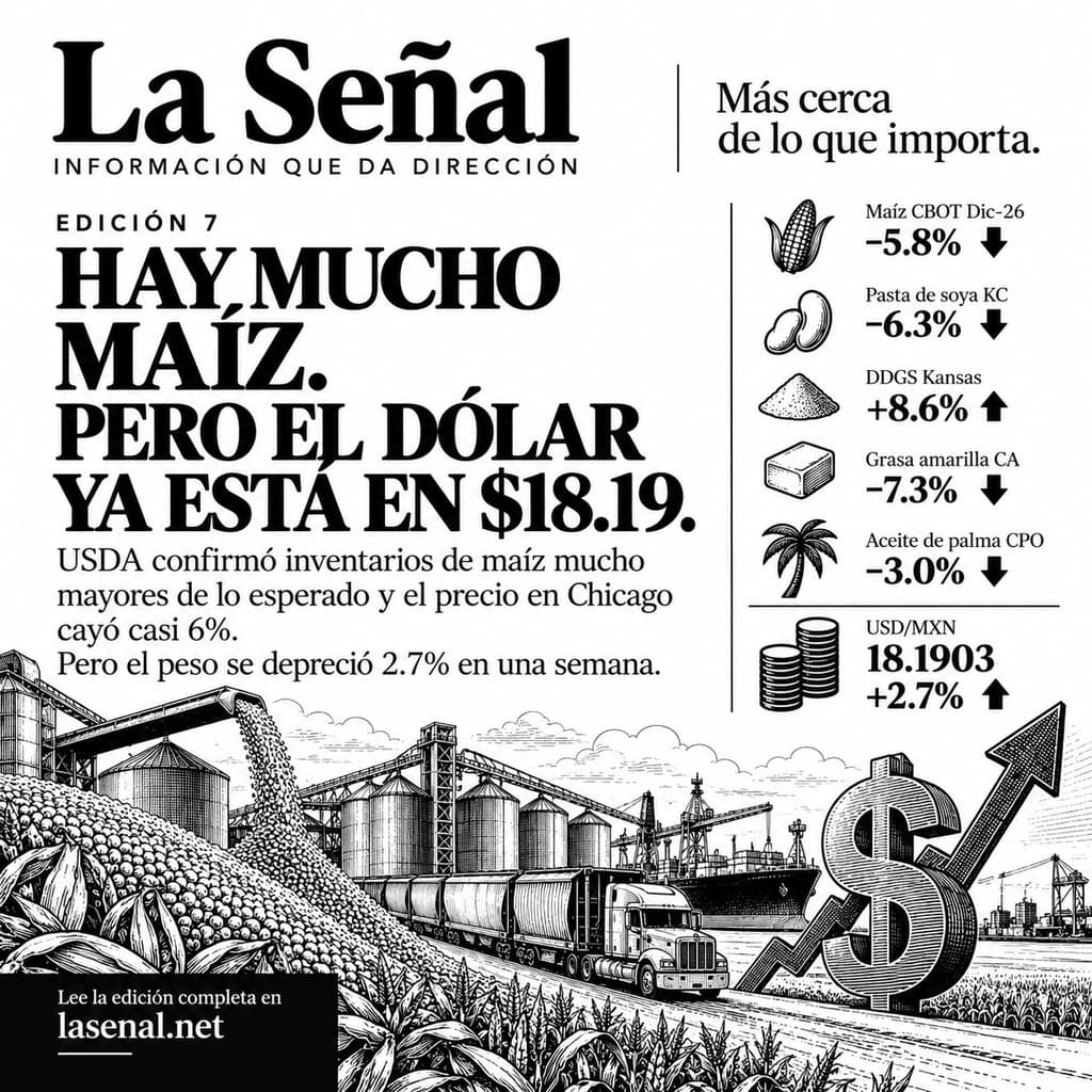 El maíz cayó casi 6%. ¿Por qué el DDGS subió 8.6%? - 1