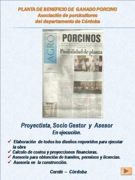 PROYECTO PLANTA PORCINOS EN FRIGOCER