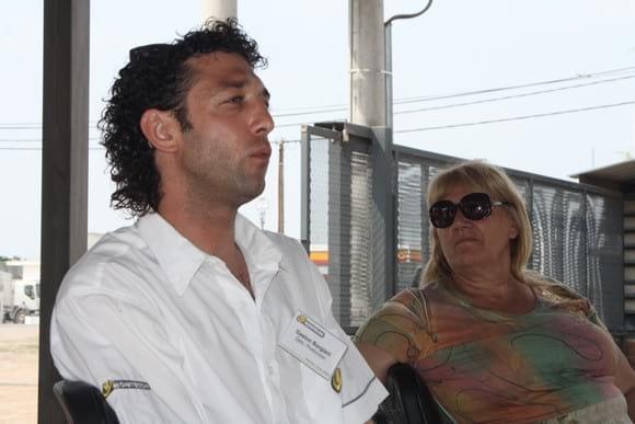 Con Cristina en el lanzamiento