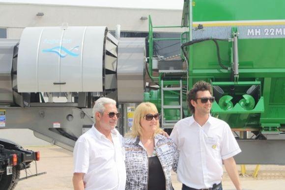 Con Omar y Gastón en el lanzamiento de MH 22 MR-S y MV 10/1