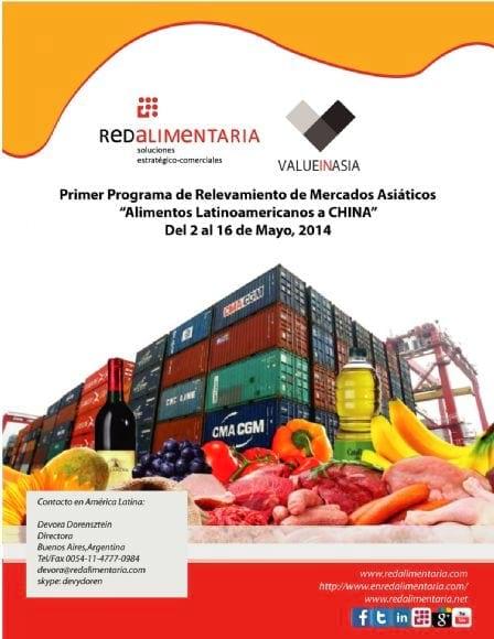Alimentos Latinoamericanos a CHINA