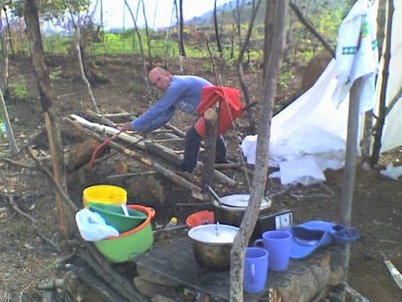 Aserrando madera