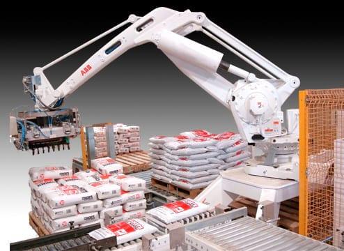Robot de paletización de toma unitaria