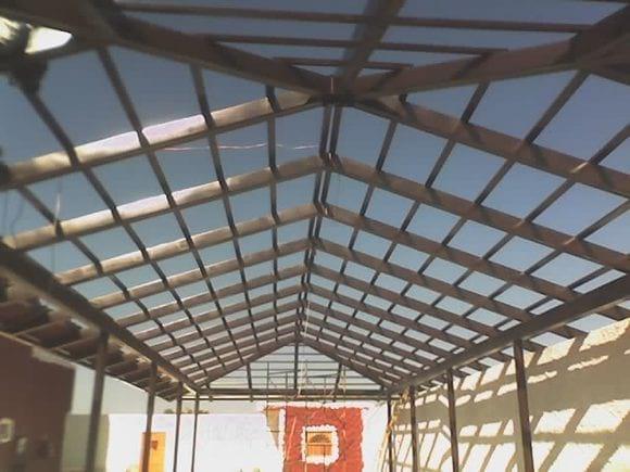 ESTRUCTURTA METALICA PROPIA PZARA TEJADO PARA CABALLERIZAS