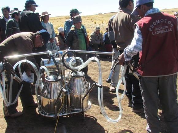 Capacitación en campo - Ordeño Mecanico