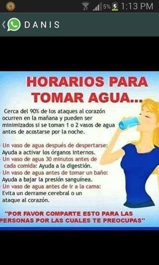 Tomar agua