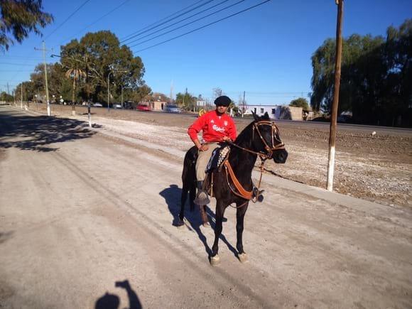 Cabalgata a la difunta correa en el "pequeño"