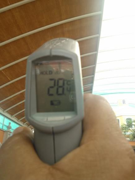 TEMPERATURA LUEGO DEL AISLANTE RUSTIC.