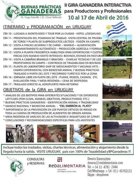 ll GIRA GANADERA DE TRAZABILIDAD en URUGUAY