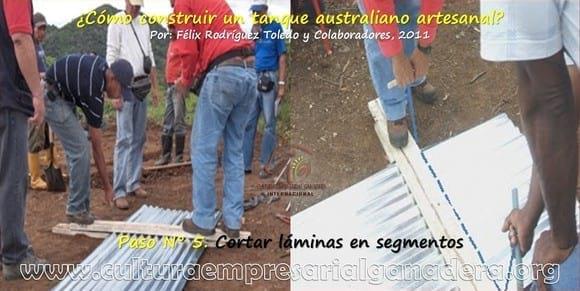 Tanque Australiano artesanal - Paso 5