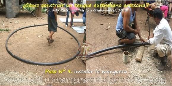 Tanque Australiano artesanal - Paso 9A