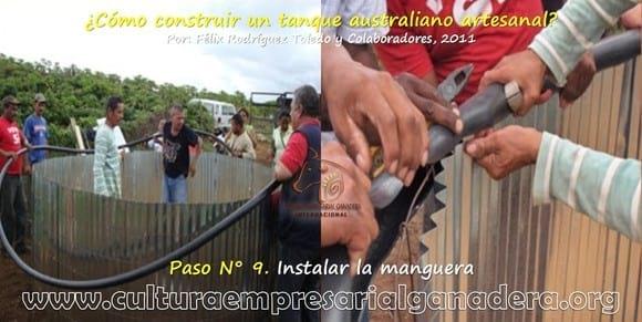 Tanque Australiano artesanal - Paso 9B