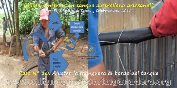 Tanque Australiano artesanal - Paso 10