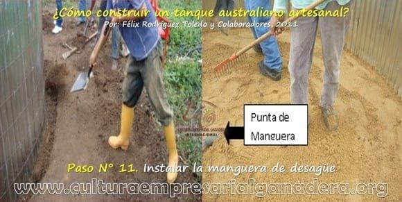 Tanque Australiano artesanal - Paso 11