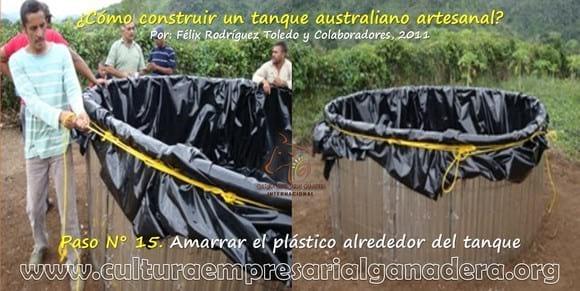 Tanque Australiano artesanal - Paso 15