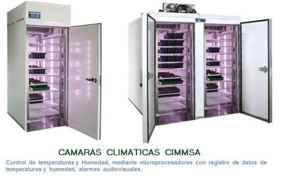CÁMARAS  PARA  LA  GERMINACION  DE  SEMILLAS