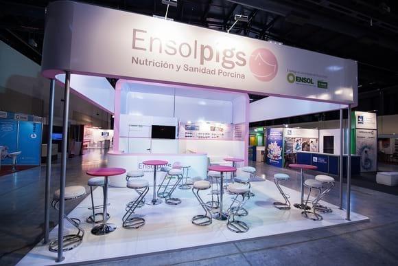 STAND ENSOLPIGS CONGRESO PRODUCCION PORCINA DEL MERCOSUR 2016, RESISTENCIA, CHACO, ARGENTINA