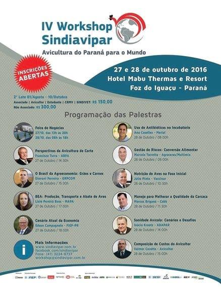 IV Workshop de Avicultura SINDIAVIPAR