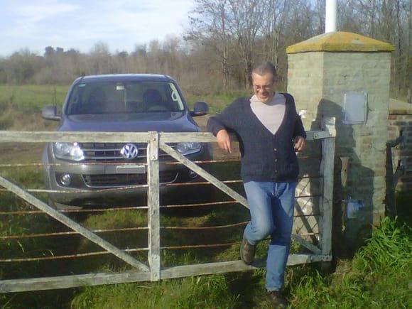 en el campo