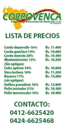 Lista de Precios Diciembre 2016