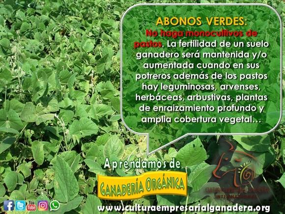 Ganadería Orgánica - P1 Abonos Verdes