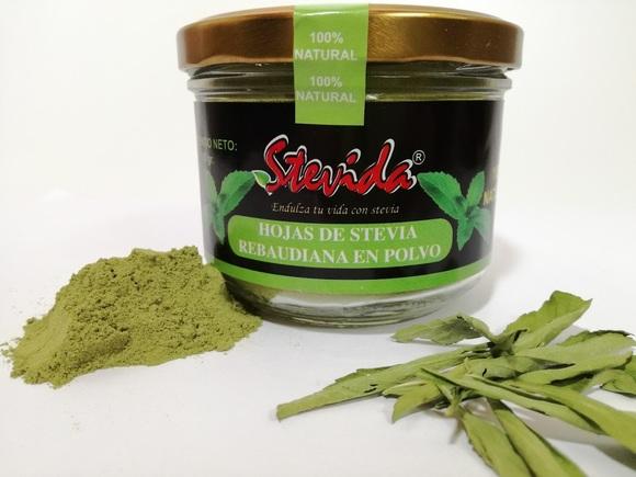 POLVO VERDE DE STEVIA REBAUDIANA