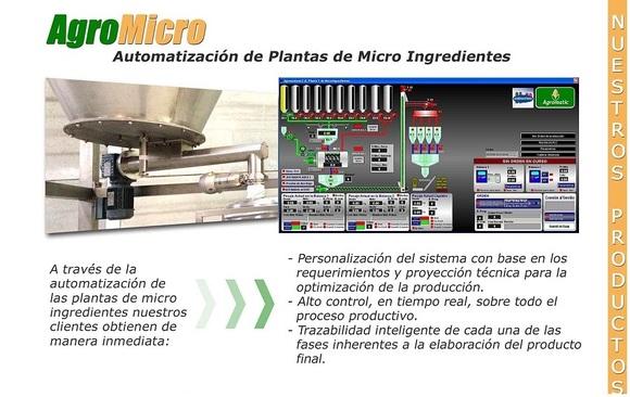 AUTOMATIZACION DE PLANTAS DE MICROINGREDIENTES