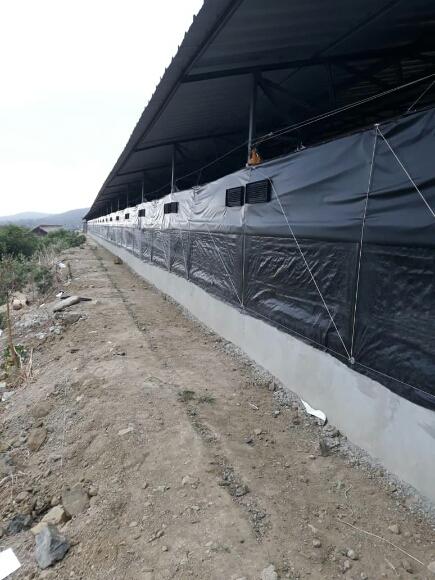 Cortinas con inlets para galpon cerrado . Ambiente controlado # direlivkom @direlivkom