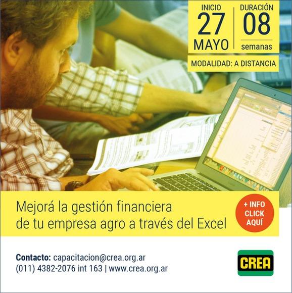 Curso de Gestión Financiera para el agro con Excel