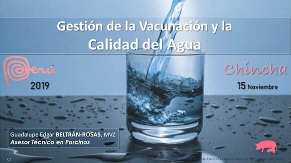 Gestión de la calidad del agua