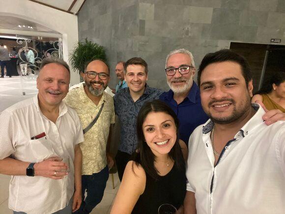 Compartiendo congresos con colegas