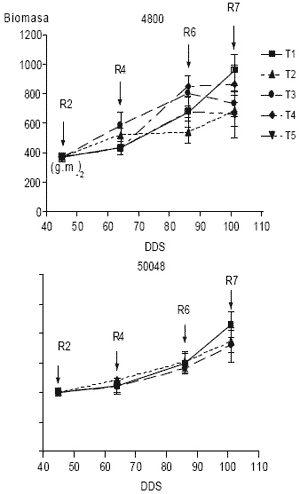 Respuestas fisiológicas a la aplicación de funguicidas (Triazoles y Estrobirulinas) en Soja, sobre la generación de biomasa y el rendimiento - Image 1