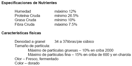 Recomendaciones Alimenticias y Ejemplos de Dietas para Cerdos Conteniendo Granos Secos de Destilería con Solubles (DDGS) Producidos en Minnesota- Dakota del Sur - Image 4