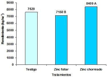 Tecnologías para la aplicación de microelementos en maíz. Dosis y sistemas de aplicación de zinc en combinación con fuentes nitrogeno-azufradas. Campaña 2008/09 - Image 4