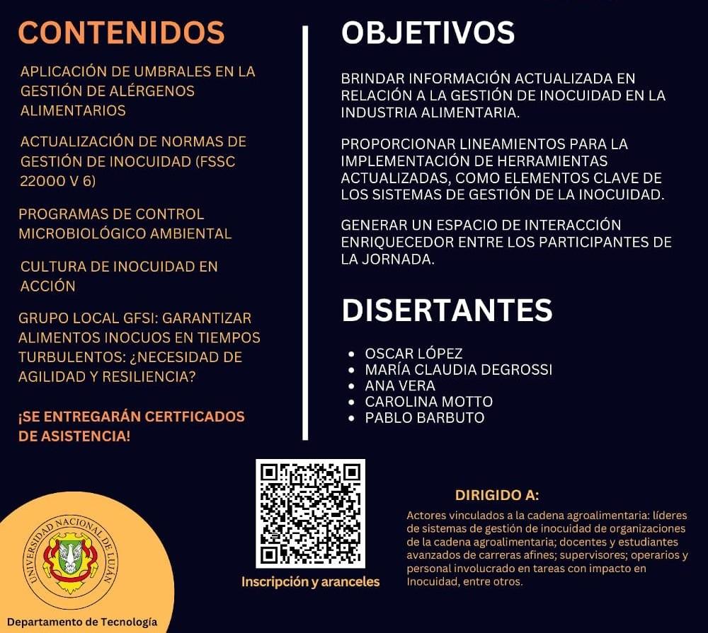 III Jornada de Actualización en Inocuidad Alimentaria - Image 1