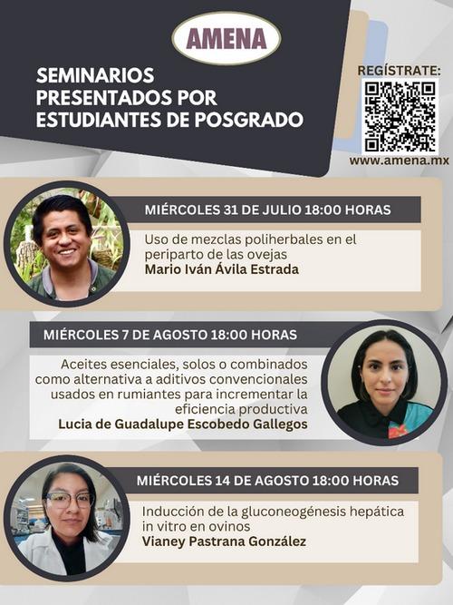 México - AMENA invita al Seminario de nutrición con estudiantes de posgrado - Image 1