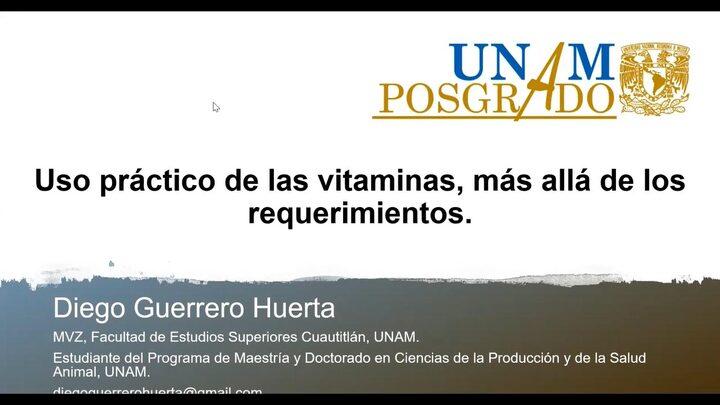 Uso práctico de las vitaminas, más allá de los requerimientos