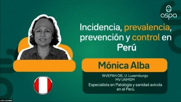 Salmonella en Perú: Monica Alba en ASPA 2020
