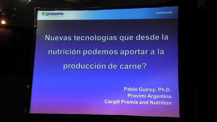 Producción de Carne: Nuevas tecnologías desde la nutrición