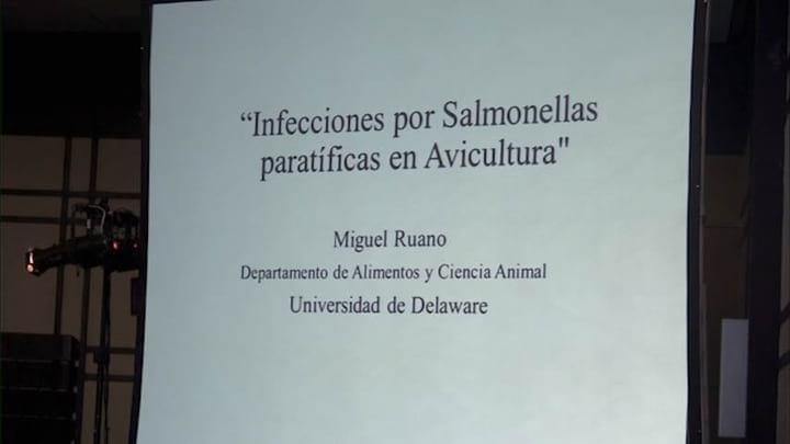 infecciones por salmonellas paratíficas en Avicultura. Miguel Ruano en CLA 2015