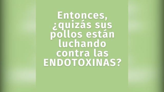 Atrapante de Endotoxinas bacterianas en aves