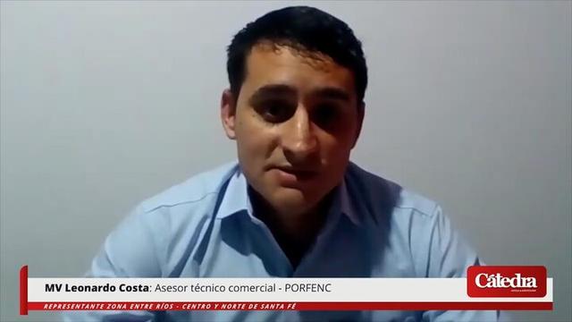 Probióticos en pollos de engorde: Leonardo Costa (Porfenc)