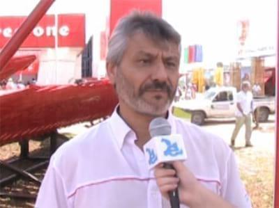 Cabezal Girasolero: Daniel Gribaudo (Ombú SA) en Expoagro 2010