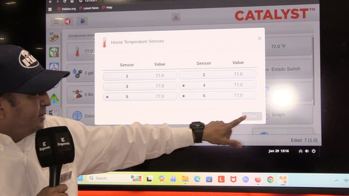 Programación inteligente y control climático en instalaciones avícolas